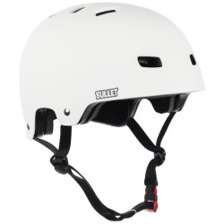 BULLET HELMET (CASQUE) MATT WHITE + MOUSSES - XL