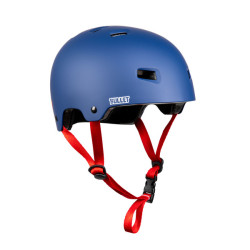 BULLET HELMET (CASQUE) SANTA CRUZ STRIP LOGO BLUE+ MOUSSES - /XL