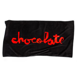 CHOCOLATE BEACH TOWEL (SERVIETTE) CHUNK BLACK