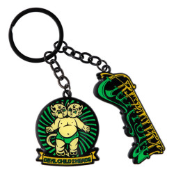 CREATURE KEYCHAIN SIDESHOW BLACK GREEN
