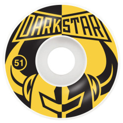 DARKSTAR WHEELS (JEU DE 4) 51MM DIVIDES MUSTARD 101A