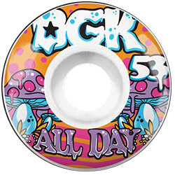 DGK WHEELS (JEU DE 4) 53MM SUNSHINE 101A