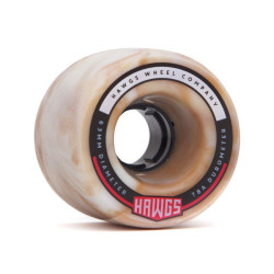 HAWGS WHEELS (JEU DE 4) 63MM FATTY 78A GREY WHITE
