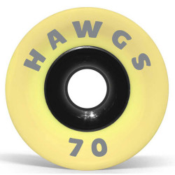 HAWGS WHEELS (JEU DE 4) 70MM SUPREMES 78A YELLOW