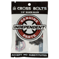 INDEPENDENT VISSERIE (JEU DE 8) ALLEN 0.875 POUCE BLACK