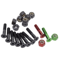 JACUZZI VISSERIE (JEU DE 8) PHILLIPS 1 POUCE BLACK MULTI