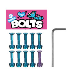 KRUX VISSERIE (JEU DE 9) ALLEN 1 POUCE BLUE PINK