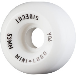 	MINI LOGO WHEELS (JEU DE 4) SIDECUT HYBRID III 90A WHT