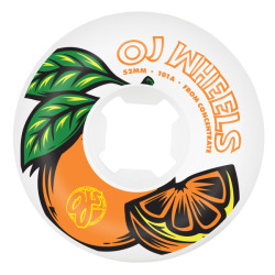 	OJ WHEELS (JEU DE 4) FROM CONCENTRATE WHITE ORANGE 101A