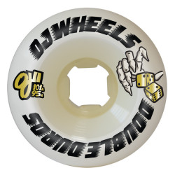 OJ WHEELS (JEU DE 4) 53MM DOUBLE DURO WHITE II 101A 95A