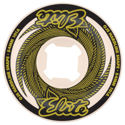 OJ WHEELS (JEU DE 4) 53MM ELITE WHITE GOLD HARDLINE 101A