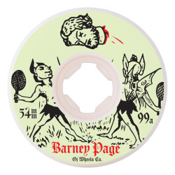 OJ WHEELS (JEU DE 4) 54MM BARNEY PAGE ORIGINAL HARDLINE 99A