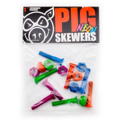PIG VISSERIE (JEU DE 8 VIS) PHILLIPS 1 POUCE NEON
