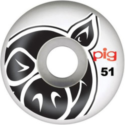 PIG WHEELS (JEU DE 4) HEAD NATURAL 101A
