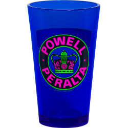 POWELL VERRE SUPREME PINT GLASS BLACKLIGHT
