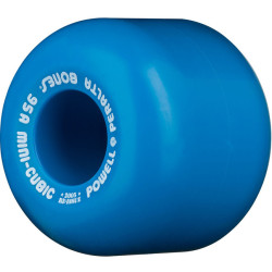 POWELL WHEELS (JEU DE 4) 64MM MINI CUBICS 95A BLUE