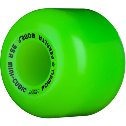 POWELL WHEELS (JEU DE 4) 64MM MINI CUBICS 95A GREEN