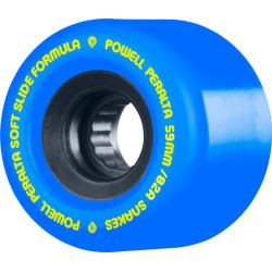 POWELL WHEELS (JEU DE 4) DH 59MM G-SLIDES 82A BLUE