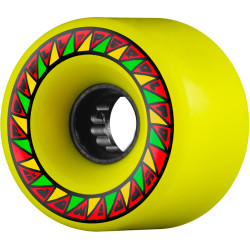POWELL WHEELS (JEU DE 4) DH 66MM PRIMO 82A YELLOW