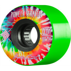POWELL WHEELS (JEU DE 4) DH 72MM ESSERT 75A GREEN BK