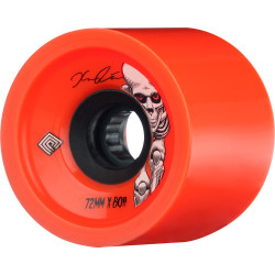 POWELL WHEELS (JEU DE 4) DH 72MM REIMER 80A RED