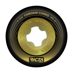 RICTA WHEELS (JEU DE 4) 52MM CHROME CORE BLACK GOLD 99A