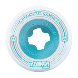 RICTA WHEELS (JEU DE 4) 53MM CHROME CORE WHITE 99A