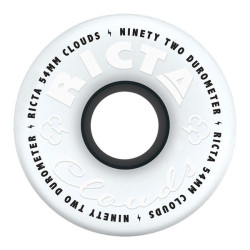 RICTA WHEELS (JEU DE 4) 54MM CLOUDS BLACK 92A