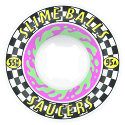 SLIME BALLS WHEELS (JEU DE 4) 55MM SAUCERS 95A