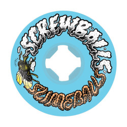 SLIME BALLS WHEELS (JEU DE 4) 56MM SCREW BALLS BLUE 99A