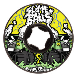 SLIME BALLS WHEELS (JEU DE 4) 58MM ACCELERATOR VOMIT BLK 99A