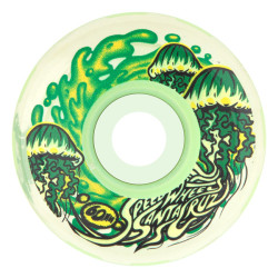 SLIME BALLS WHEELS (JEU DE 4) 60MM JELLY FISH LIGHT GITD 78A