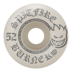 SPITFIRE WHEELS (JEU DE 4) 52MM 99D BURNER SILVER