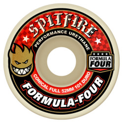 SPITFIRE WHEELS (JEU DE 4) 52MM F4 101D CONICAL FULL