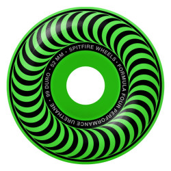 SPITFIRE WHEELS (JEU DE 4) 52MM F4 99D CLASSICS NEON GREEN
