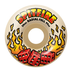 SPITFIRE WHEELS (JEU DE 4) 54MM F4 99D HOT HAND RADIAL FULL