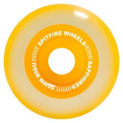 SPITFIRE WHEELS (JEU DE 4) 56MM 90D SAPPHIRE NEON ORANGE