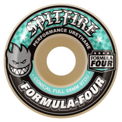 SPITFIRE WHEELS (JEU DE 4) 56MM F4 97D CONICAL FULL NATURAL