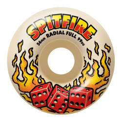 SPITFIRE WHEELS (JEU DE 4) 56MM F4 99D HOT HAND RADIAL FULL