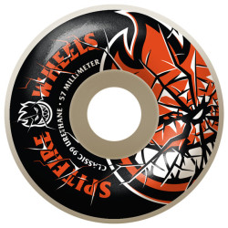 SPITFIRE WHEELS (JEU DE 4) 57MM 99D SHATTERED BIG HEAD WHITE