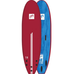 Planche de surf en mousse MADNESS HD CORE rouge 7'0