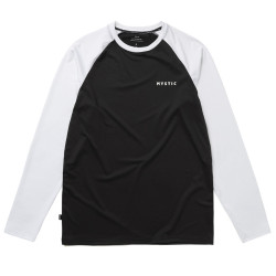 Mystic Bolt L/S Quickdry - Black / White