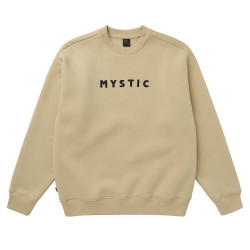 Mystic Brand Crew Sweat - Pale Khaki