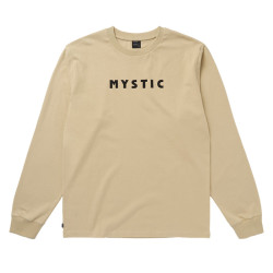 Mystic Brand L/S Tee - Pale Khaki