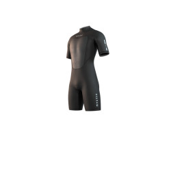 Mystic Brand Shorty 3/2mm Bzip Flatlock - Black