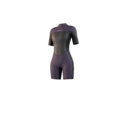 Mystic Brand Shorty 3/2mm Bzip Flatlock Women - Deep Purple