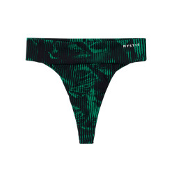 Mystic Leia Athletic Bikini Bottom - Black / Green