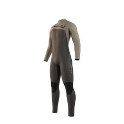 Mystic Motion Fullsuit 4/3mm Fzip - Truffle