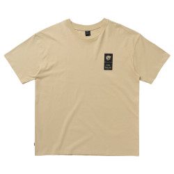 Mystic Pansy Tee - Pale Khak