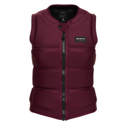 Mystic Star Impact Vest Fzip Wake Women - Oxblood Red